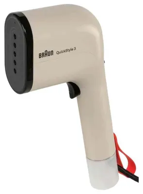 Produktbild von Braun GS 3012, Tragbare Dampfbürste, 0,07 l, 0,5 min, Beige, Tasten, Handschalter