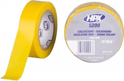 Produktbild von HPX Isolierband gelb 19 mm x 10 m