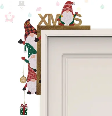Weihnachtsdeko Tür – Türdekoration für den Türrahmen