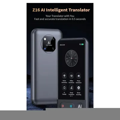 Produktbild von Intelligenter Offline-Sprachübersetzer mit 139 Sprachen Echtzeit-Mehrsprachentool Tragbare Übersetzung