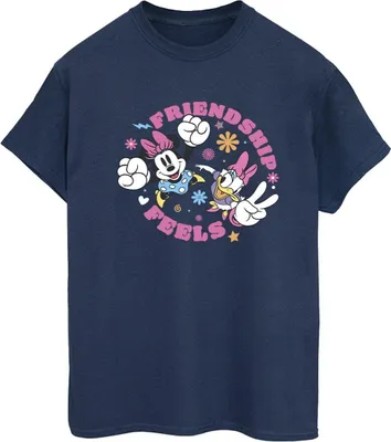 Produktbild von Disney - "Friendship" T-Shirt für Damen BI38436 (L) (Marineblau)