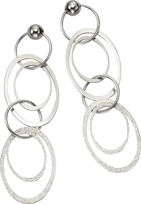 Produktbild von Celesta Silber Ohrringe 925/- Sterling Silber 6,0cm weiß ohne 213220061LR