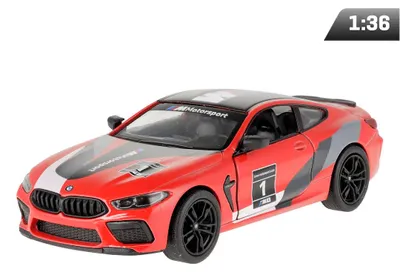 Obrázek produktu pro Model v měřítku 1:38, BMW M8 Competition Coupé, červený