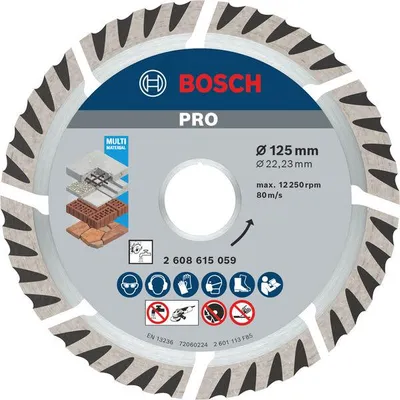Produktbild von PRO Multi Material Diamanttrennscheibe, 125 x 22,23 mm