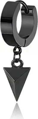 Produktbild von 1 Pc Männer Stud Ohrringe Einfarbig Punk Stil Multi Formen Gothic Keine Entzündung Männer Baumeln Ohrringe Geschenk-H