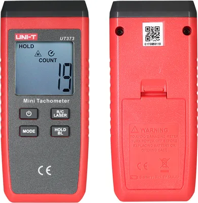 Obrázek produktu pro UNI-T UT373 Ruční LCD digitální tachometr Tachometr Měřicí rozsah 0  99999 COUNT