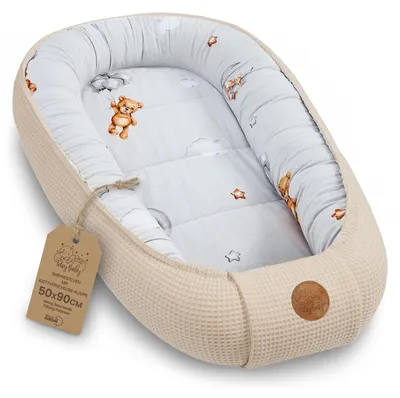 Productafbeelding van Babybedje voor pasgeborenen, 50x90 cm, voor een comfortabele nachtrust