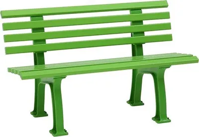 Produktbild von Gartenbank 2-Sitzer Grün - Wetterbeständige Sitzgelegenheit für Balkon und Terrasse