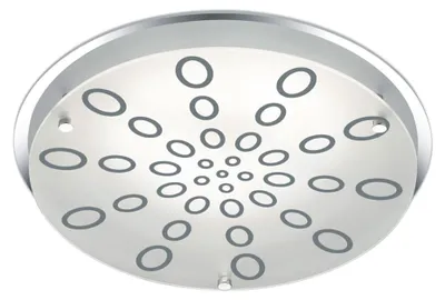 Produktbild von LED Deckenleuchte, dimmbar, Glas, chrom, rund, D 31,5 cm