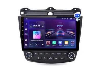 Image de Autoradio Junsun 9 pouces pour Honda Accord 2003-2007, avec Android, GPS, Wi-Fi, USB et Bluetooth (mains libres). Radio pour Honda Accord 2003-2007, système Android. Performances : 1 Go de RAM + 16 Go de ROM