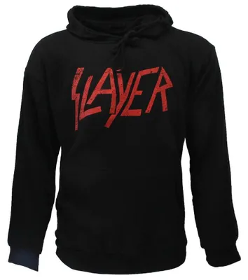 Zdjęcie produktu dla Bluza z kapturem Slayer z zniekształconym logo – rozmiar S