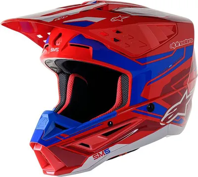 Image de Alpinestars Motocross Casque Sm5 Act2 rouge/B Taille : XL