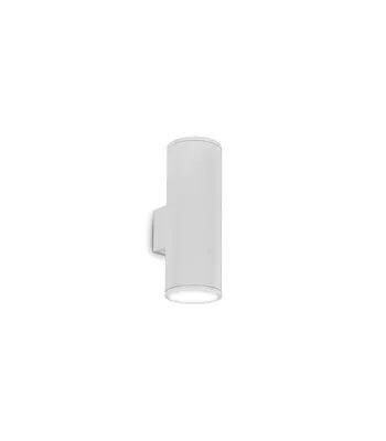 Produktbild von Moderne Wandleuchte Gun Aluminium Weiß 2 Lichter E27