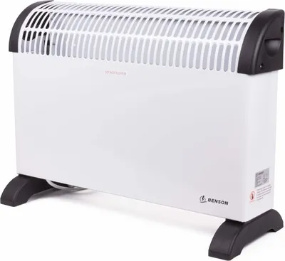 Image de Radiateur convecteur Benson - 750/1500 watts - 52 x 17 x 32,5 cm - Blanc