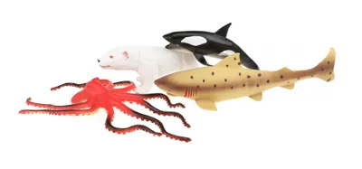 Immagine prodotto di set animali marini mondo animale mondo animale 4 pezzi