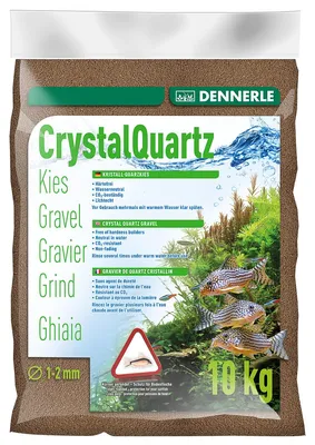 Productafbeelding van Dennerle Kristal Grind Donkerbruin 1-2MM 10KG