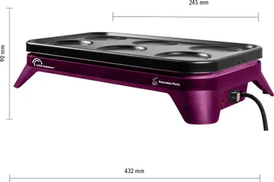 Produktbild von Pfannkuchen- und blini-maker, 6-teilig, 1500 w Little balance 8498