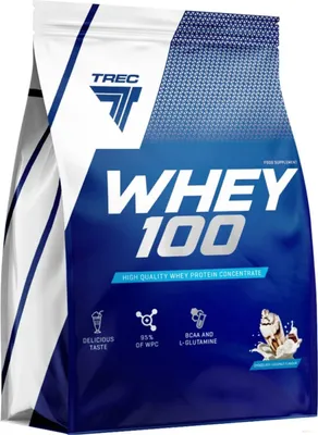 Produktbild von Trec Nutrition Whey 100- 2275 g Beutel Schokolade Kokos