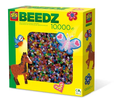 Image de SES Creative Set de 10.000 perles à repasser en couleur