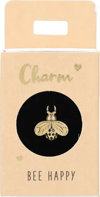 Produktbild von Versilberte o. Vergoldete Charms -Anhänger für Creolen-  Nr.43 - Biene