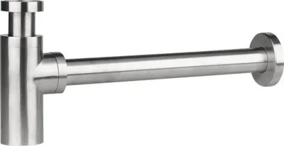 Produktbild von Sapho MINIMAL Waschtisch-Siphon, Edelstahl matt