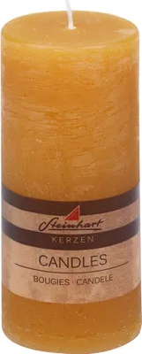 Produktbild von Stumpenkerze "Raureif" Honig 150/68 mm Steinhart Kerzen in RAL-Kerzen Güte Qualität