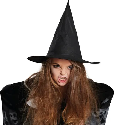 Produktbild von Kinder Hexenhut Hexe Hut schwarz Grusel Karneval Halloween Kostüm Zubehör