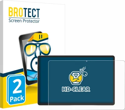Produktbild von 2x Für Samsung Galaxy Tab S9 Plus WiFi / 5G Schutzfolie BROTECT Displayschutz Display Schutz Folie Klar Transparent