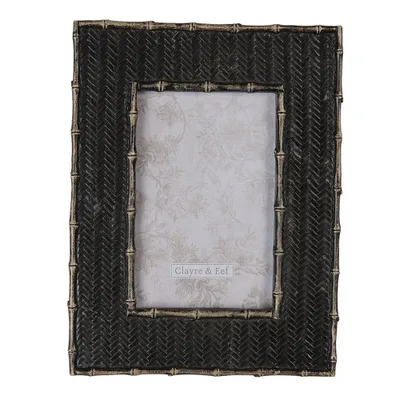 Obrázok produktu pre Rámček na fotografie Clayre & Eef, 18x1x23 cm, pre fotografie 10x15 cm, hnedý