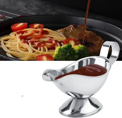 Produktbild von Edelstahl-Saucenschiffchen für Restaurantküche, Aromabehälter (8 YR)