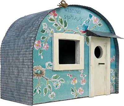 Productafbeelding van Vogelhuis voor mezen en roodborstjes - Blauw