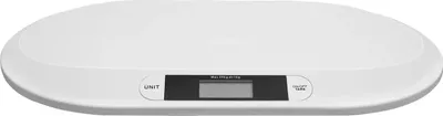 Produktbild von Wiegewaage für Säuglinge, digitales Display, leichtes Design, WEISS