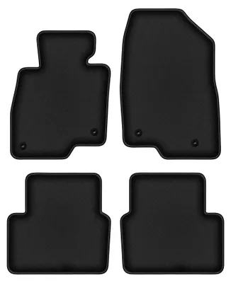 Productafbeelding van Velours automatten voor Mazda 3 III (BM) vanaf 2013 (hatchback/sedan) – 4-delig, zwart, op maat – Wielganizator DURBAN