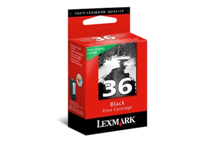 Produktbild von Lexmark #36A, Schwarz, Tinte auf Pigmentbasis, 1 Stück(e)