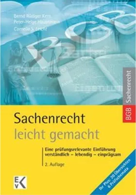 Produktbild von Sachenrecht - leicht gemacht