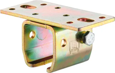Image de Helm 602 Manchon de fixation au plafond Ferrures de porte coulissante Acier galvanisé jaune