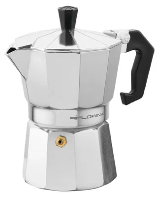 Image de Florina Cafetières Espresso GRANDE Espresso italien pot en aluminium adapté aux plaques de cuisson céramique gaz électrique