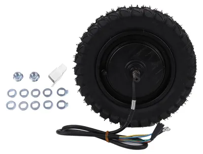 Image de Moteur dans le moyeu de 11 pouces, de 500 à 1 800 W, à courant continu sans balais haute performance pour les petits scooters électriques