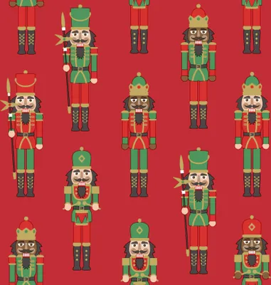 Produktbild von 20 Servietten Nutcracker red - Nussknacker rot 33x33cm