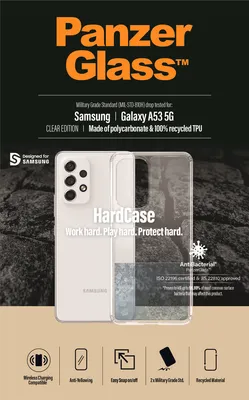 Produktbild von PanzerGlass ® HardCase Samsung Galaxy A53 5G, Cover, Samsung, Samsung - Galaxy A53 5G, Transparent