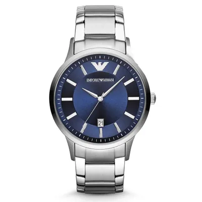 A product shot of an Emporio Armani watch.