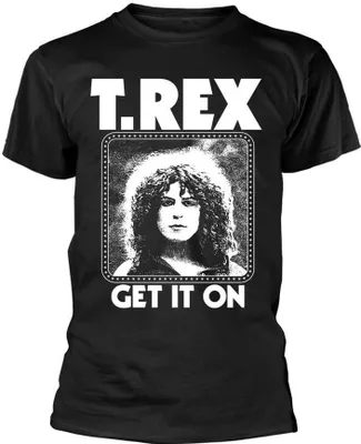 Produktbild von T. Rex - "Get It On" T-Shirt für Herren/Damen Uni PH1204 (XL) (Schwarz)