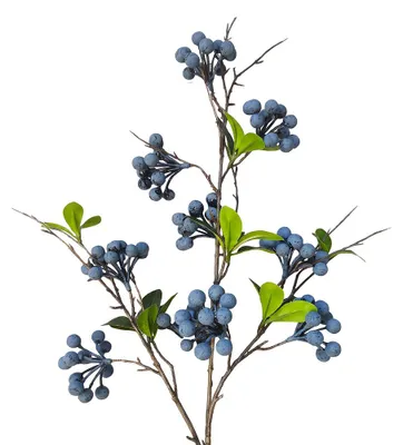 Produktbild von Clayre & Eef Dekoration Ast Blau Kunststoff