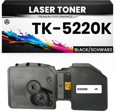 Produktbild von Toner kits kompatibel für Kyocera TK-5220K ECOSYS M5521cdn/M5521cdw/P5021cdn/P5021cdw in Schwarz