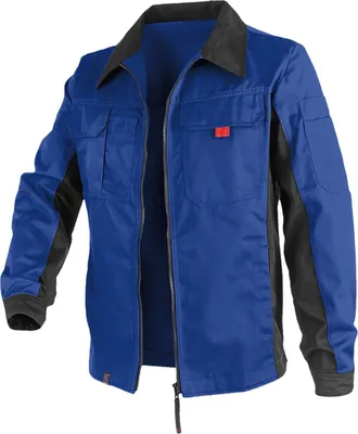 Produktbild von Kübler Jacke kornblau/schwarz 65%Polyester/35%Baumwolle Gr. 46