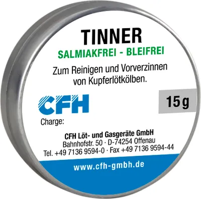 Produktbild von CFH 52228 Tinner salmiakfrei 15 g bleifrei Löten Lötzubehör Lötspitzenzubehör