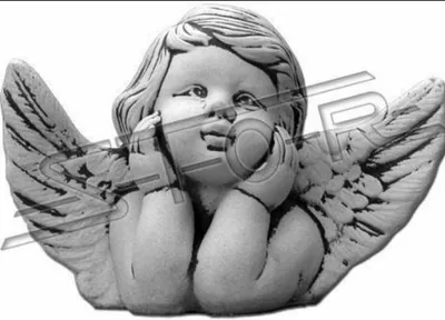 Produktbild von Grabschmuck Grab Stein Dekoration Engel Figur Skulptur Gott Heilig 18cm S101032