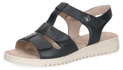 Produktbild von Caprice Damen Keilsandale aus Leder, Blau (OCEAN NAPPA), 41
