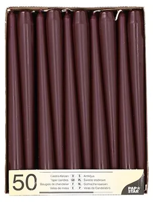 Produktbild von 100 Leuchterkerzen beere Ø 2,2 cm · 25 cm
