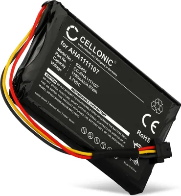 Produktbild von CELLONIC 1x Akku für Navigation Kompatibel mit TomTom Go 600, Go 610, NAVIGATOR 6, AHA11111010 - (1100mAh, 3.7V)